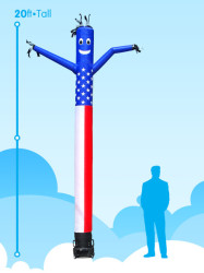 Sky Dancer, American Flag (20' Tall)